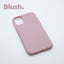 iPhone 11 Blush case with a matte finish, designed with precise cutouts for easy access to buttons and ports.