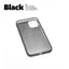 iPhone 11 PRO Black ice case with a matte finish, designed with precise cutouts for easy access to buttons and ports.