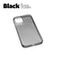 iPhone 12 Black ice case with a matte finish, designed with precise cutouts for easy access to buttons and ports.