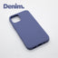 iPhone 12 PRO MAX Denim case with a matte finish, designed with precise cutouts for easy access to buttons and ports.