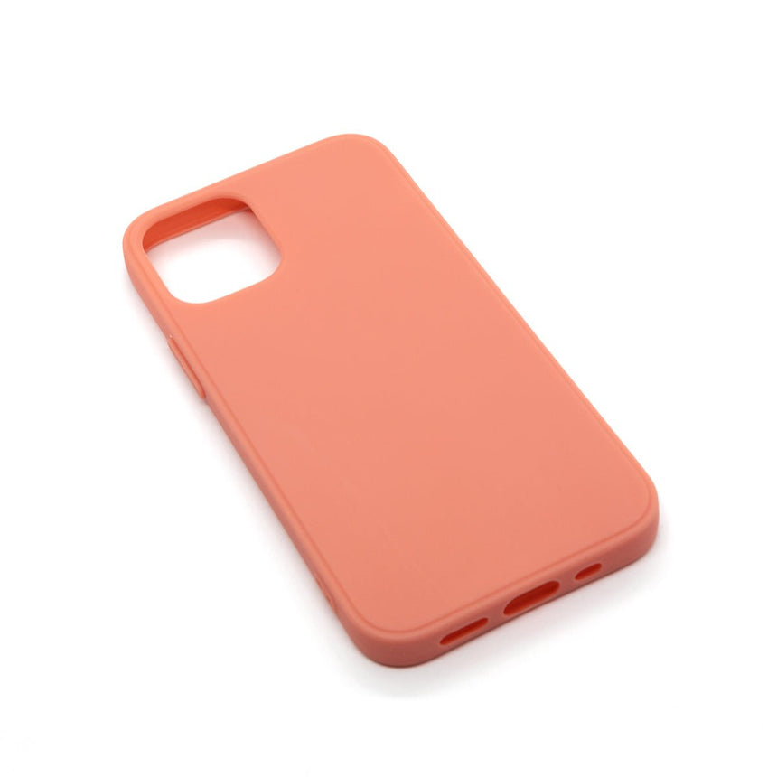 iPhone 12 PRO MAX Peaches case with a matte finish, designed with precise cutouts for easy access to buttons and ports.
