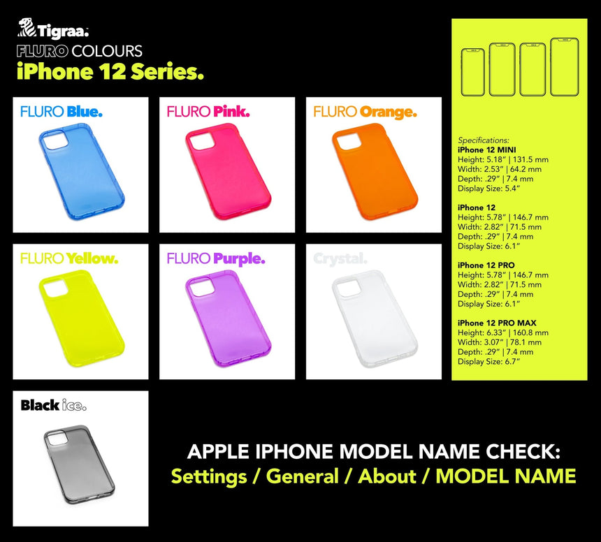 iPhone 12 Series - FLURO Cases - Tigraa