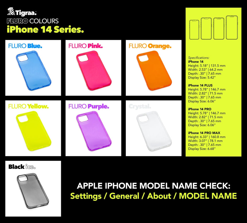 iPhone 14 Series - FLURO Cases - Tigraa