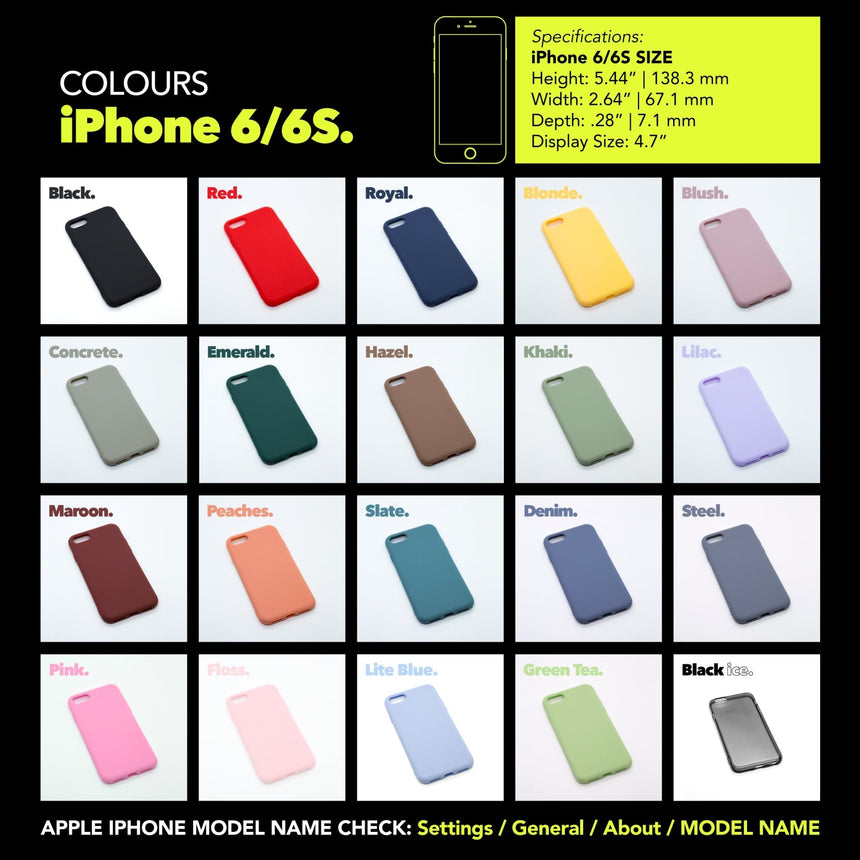 iPhone 6s Case available colour swatch - Tigraa
