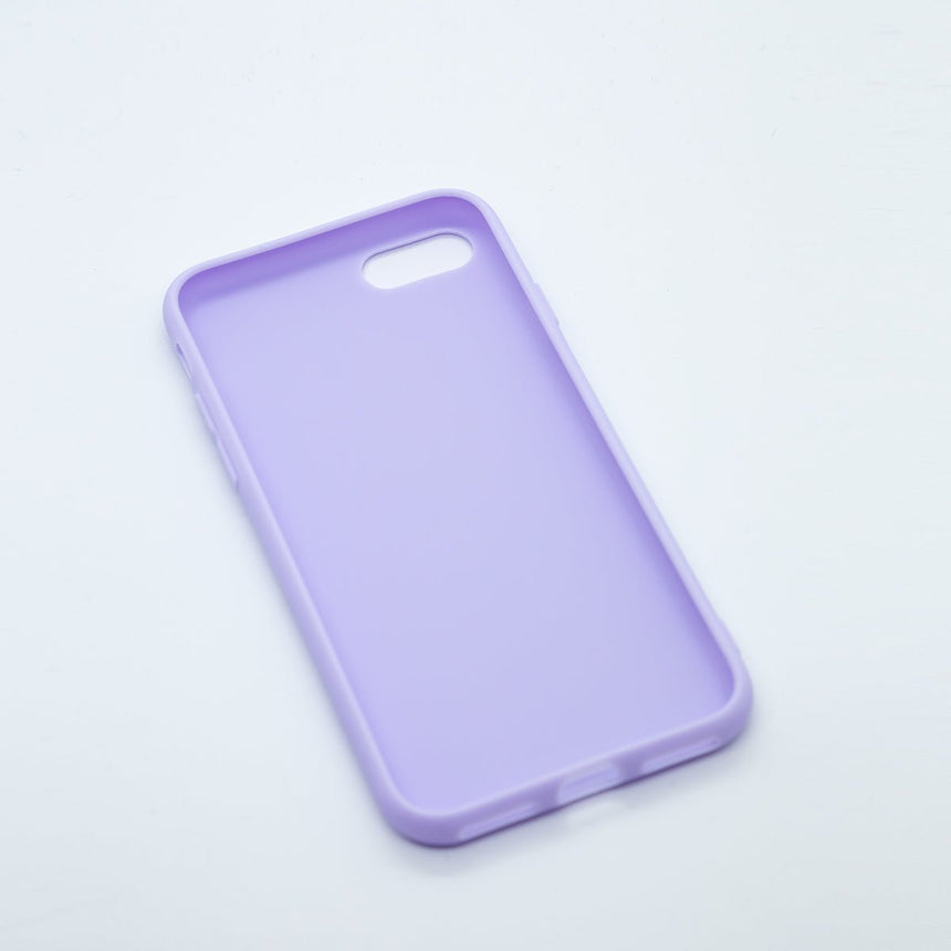 Lilac iPhone 6s case with a matte finish, designed with precise cutouts for easy access to buttons and ports.