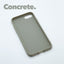 iPhone SE GEN 3 (2022) Concrete case with a matte finish, designed with precise cutouts for easy access to buttons and ports.