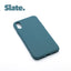 iPhone XR Slate case with a matte finish, designed with precise cutouts for easy access to buttons and ports.