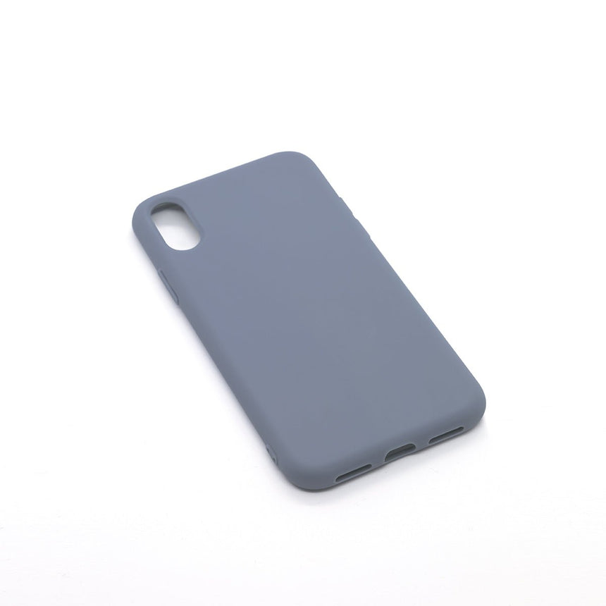 iPhone XS MAX Steel case with a matte finish, designed with precise cutouts for easy access to buttons and ports.