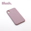 iPhone X/XS Blush case with a matte finish, designed with precise cutouts for easy access to buttons and ports.