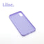 iPhone X/XS Lilac case with a matte finish, designed with precise cutouts for easy access to buttons and ports.
