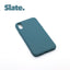 iPhone X/XS Slate case with a matte finish, designed with precise cutouts for easy access to buttons and ports.