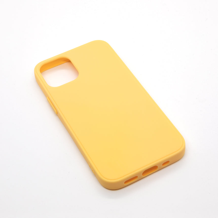 iPhone 12 PRO MAX Blonde case with a matte finish, designed with precise cutouts for easy access to buttons and ports.
