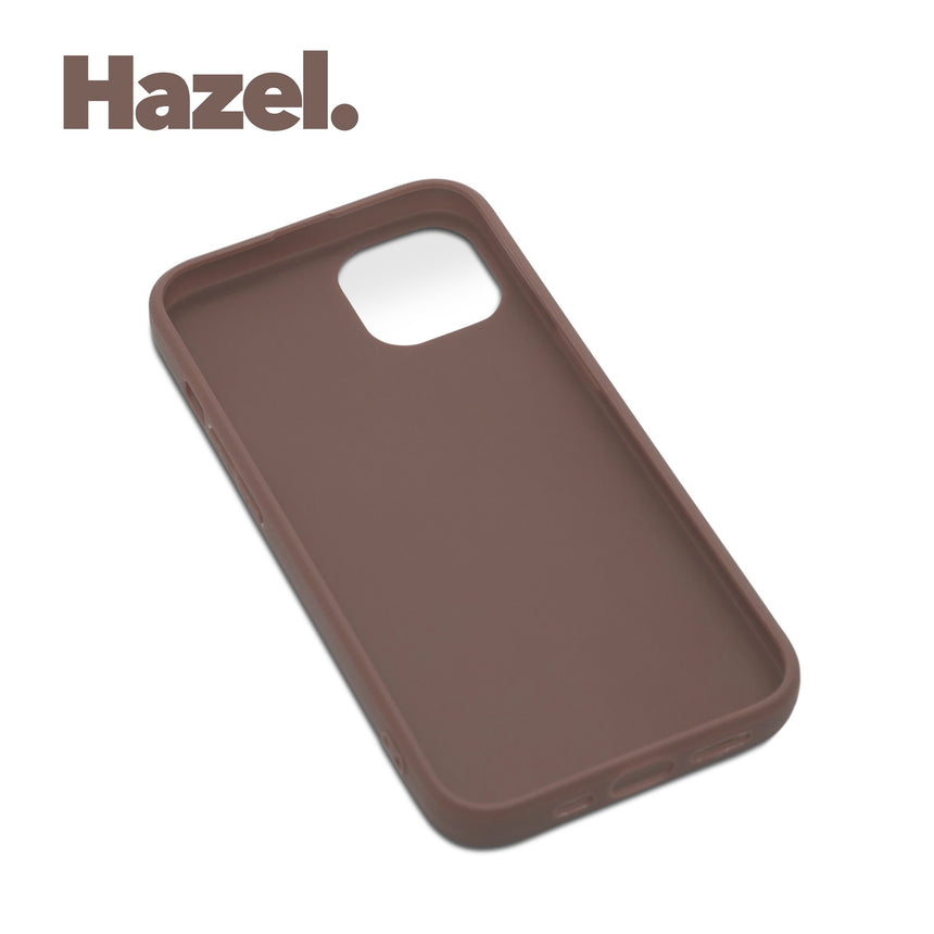 Black iPhone 13 MINI case with a matte finish, designed with precise cutouts for easy access to buttons and ports.