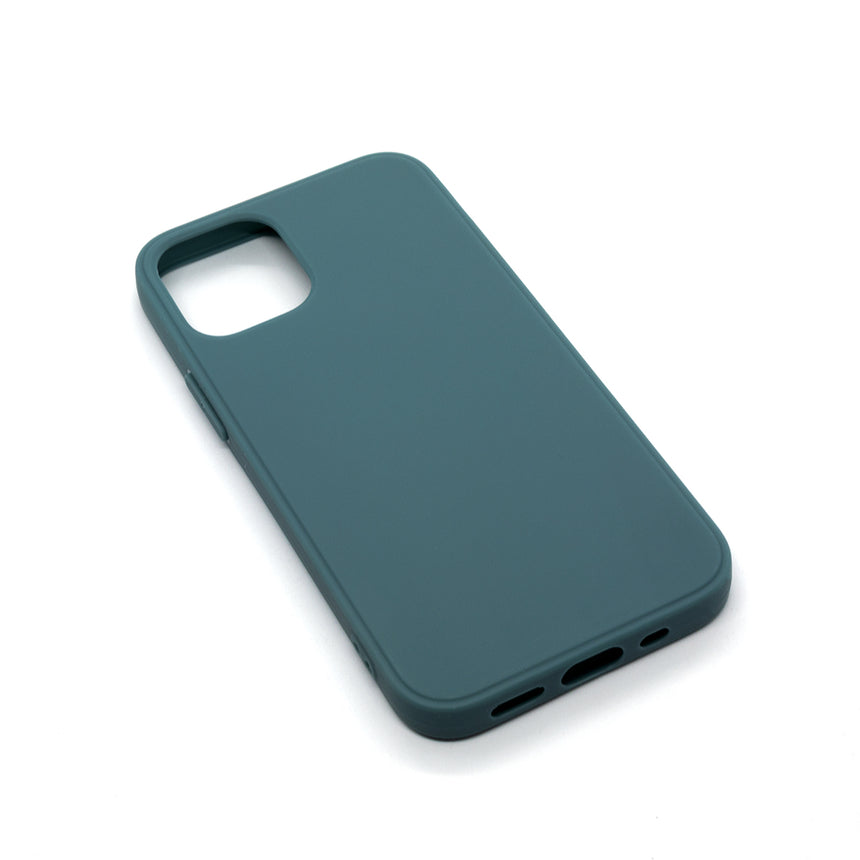 iPhone 12 PRO Slate case with a matte finish, designed with precise cutouts for easy access to buttons and ports.