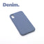 iPhone X/XS Denim case with a matte finish, designed with precise cutouts for easy access to buttons and ports.