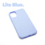 iPhone 11 PRO MAX Lite Blue case with a matte finish, designed with precise cutouts for easy access to buttons and ports.