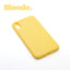iPhone XR Blonde case with a matte finish, designed with precise cutouts for easy access to buttons and ports.