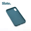iPhone XR Slate case with a matte finish, designed with precise cutouts for easy access to buttons and ports.