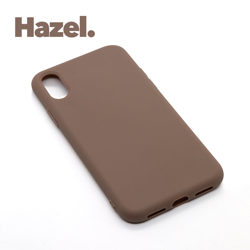 iPhone XS MAX Hazel case with a matte finish, designed with precise cutouts for easy access to buttons and ports.