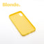iPhone X/XS Blonde case with a matte finish, designed with precise cutouts for easy access to buttons and ports.