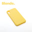 iPhone X/XS Blonde case with a matte finish, designed with precise cutouts for easy access to buttons and ports.
