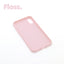 iPhone X/XS Floss case with a matte finish, designed with precise cutouts for easy access to buttons and ports.
