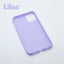 iPhone 11 Lilac case with a matte finish, designed with precise cutouts for easy access to buttons and ports.