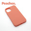 iPhone 12 Peaches case with a matte finish, designed with precise cutouts for easy access to buttons and ports.