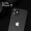 iPhone 12 case with a matte finish, designed with precise cutouts for easy access to buttons and ports.