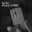iPhone 12 PRO case with a matte finish, designed with precise cutouts for easy access to buttons and ports.