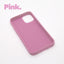 iPhone 12 PRO Pink case with a matte finish, designed with precise cutouts for easy access to buttons and ports.