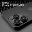 Black iPhone 13 PRO MAX case with a matte finish, designed with precise cutouts for easy access to buttons and ports.