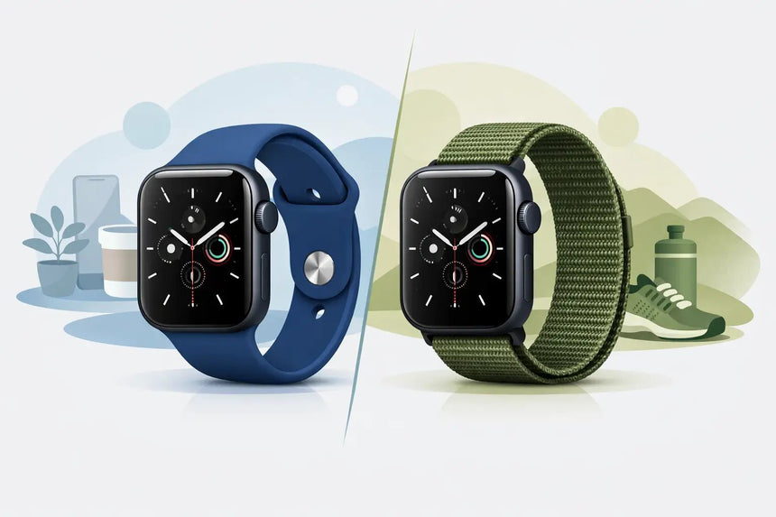 Apple Watch Band Silicone vs Nylon for Everyday Wear - Tigraa