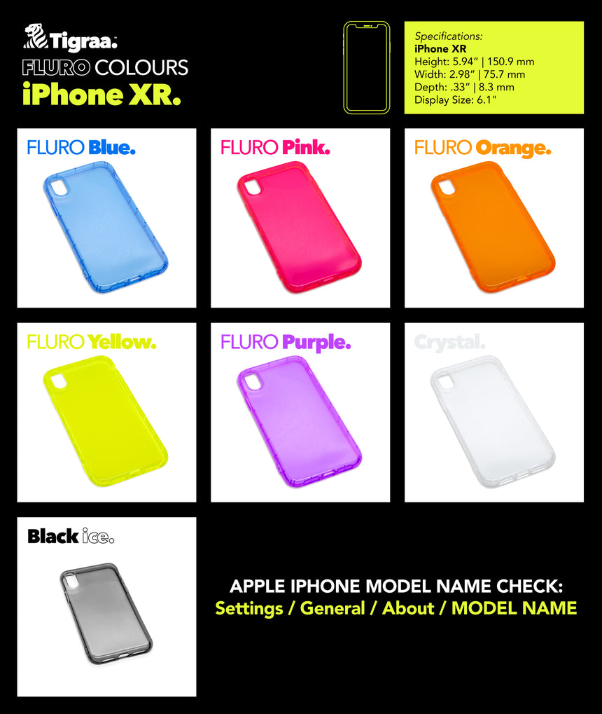 iPhone XR - FLURO Cases