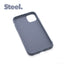 iPhone 11 Steel case with a matte finish, designed with precise cutouts for easy access to buttons and ports.