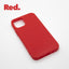 iPhone 12 PRO Red case with a matte finish, designed with precise cutouts for easy access to buttons and ports.