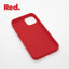 iPhone 12 PRO Red case with a matte finish, designed with precise cutouts for easy access to buttons and ports.