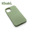 iPhone 12 PRO Khaki case with a matte finish, designed with precise cutouts for easy access to buttons and ports.