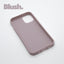 iPhone 12 PRO Blush case with a matte finish, designed with precise cutouts for easy access to buttons and ports.