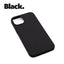 Black iPhone 13 PRO MAX case with a matte finish, designed with precise cutouts for easy access to buttons and ports.