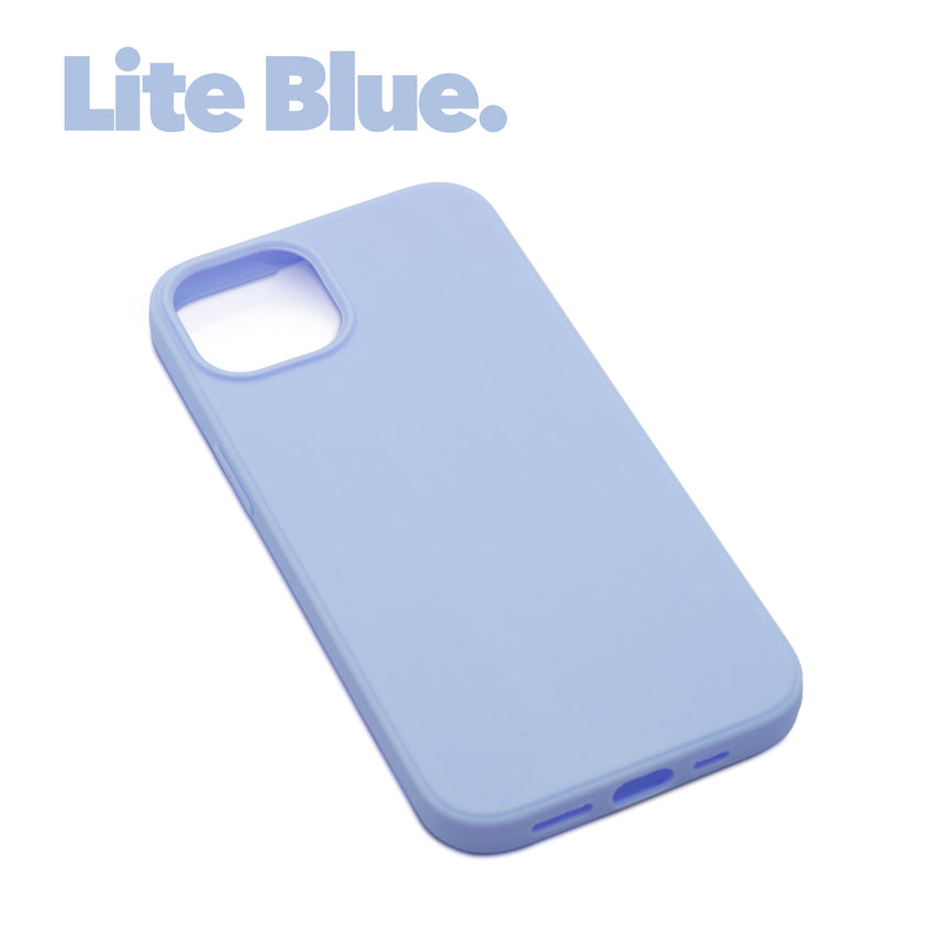 iPhone 15 PLUS case with a matte finish, designed with precise cutouts for easy access to buttons and ports.