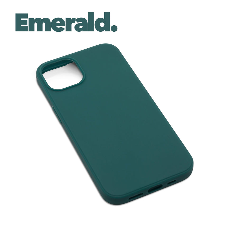 iPhone 15 PLUS case with a matte finish, designed with precise cutouts for easy access to buttons and ports.