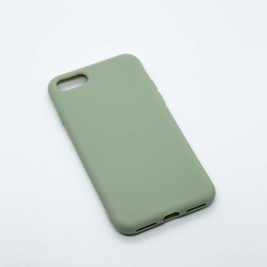 Khaki iPhone 6 case with a matte finish, designed with precise cutouts for easy access to buttons and ports.