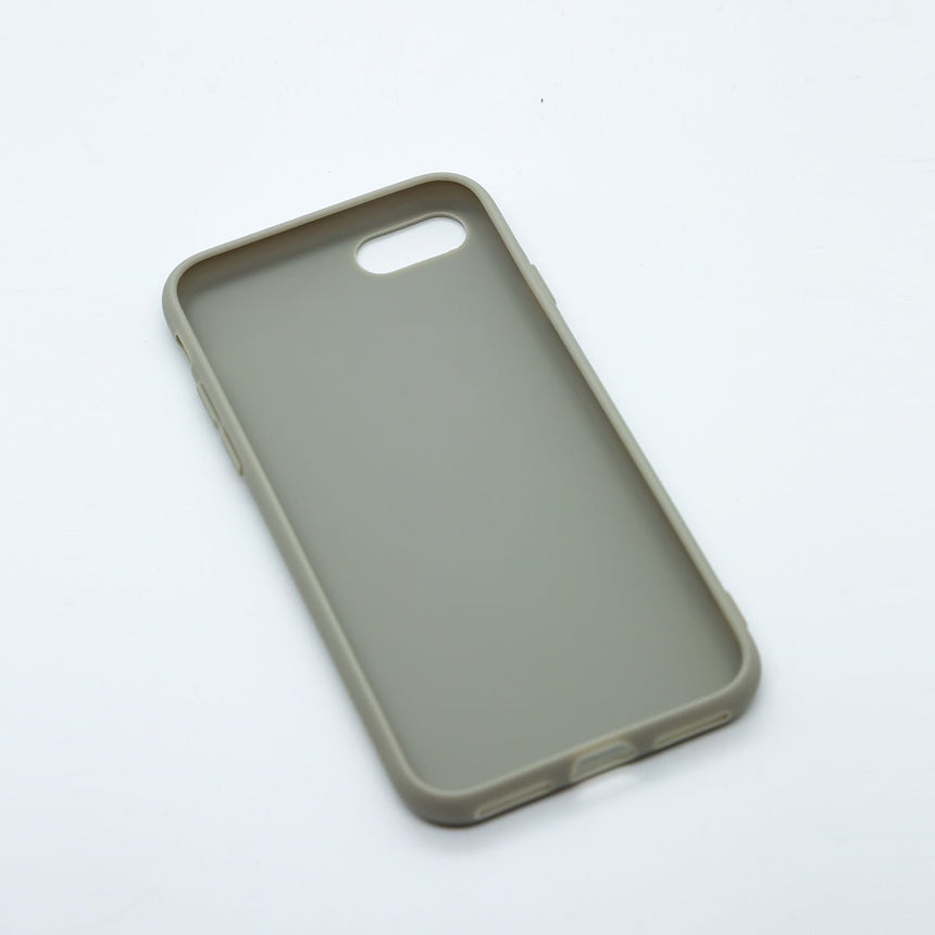 Concrete iPhone 6 case with a matte finish, designed with precise cutouts for easy access to buttons and ports.