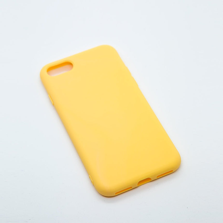 Blonde iPhone 6 case with a matte finish, designed with precise cutouts for easy access to buttons and ports.