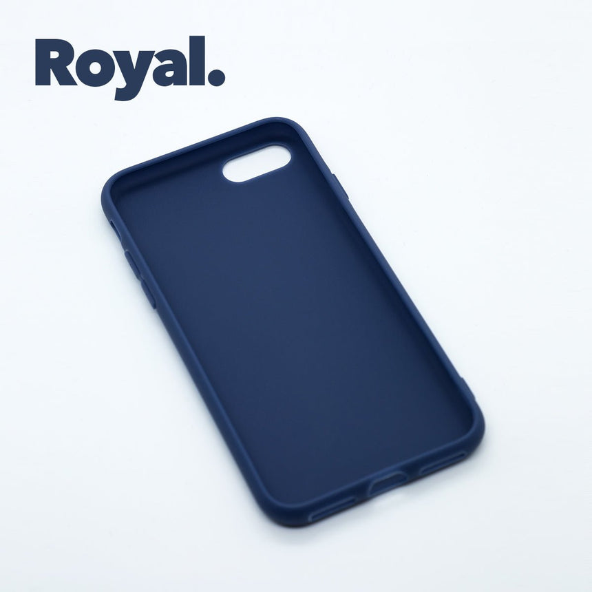 iPhone SE (2020) Royal case with a matte finish, designed with precise cutouts for easy access to buttons and ports.