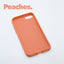 iPhone SE (2020) Peaches case with a matte finish, designed with precise cutouts for easy access to buttons and ports.