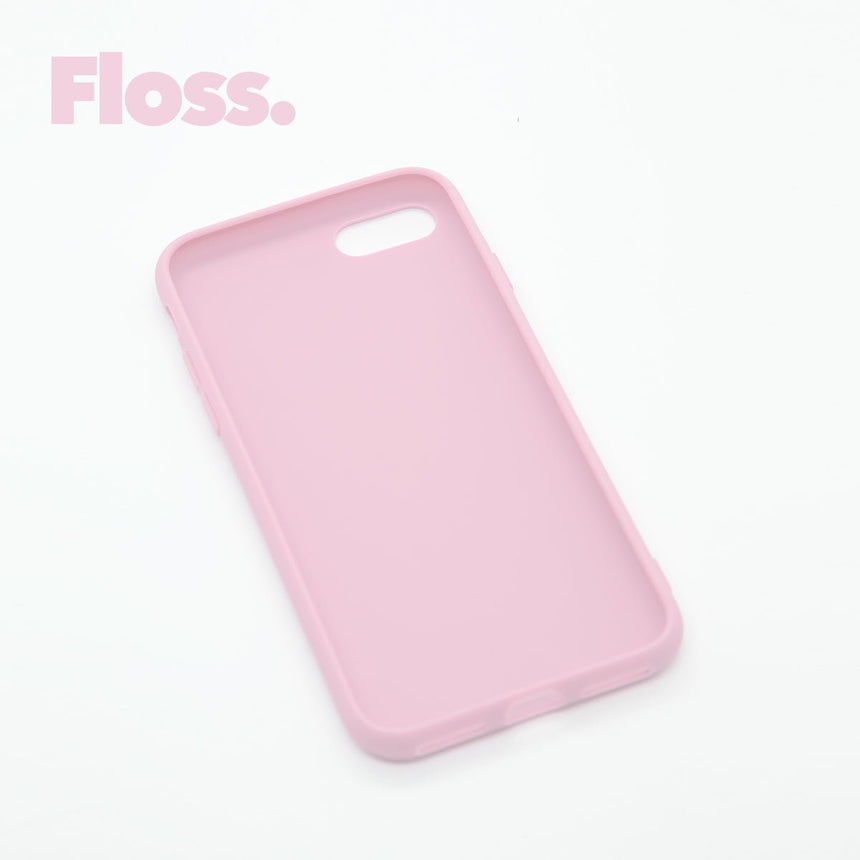 iPhone SE GEN 3 (2022) Floss case with a matte finish, designed with precise cutouts for easy access to buttons and ports. 