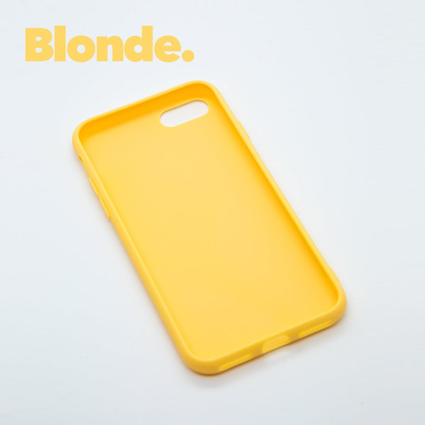 iPhone SE GEN 3 (2022) Blonde case with a matte finish, designed with precise cutouts for easy access to buttons and ports. 