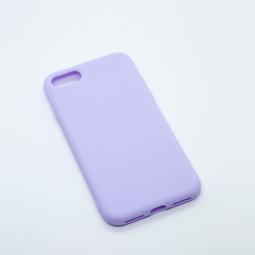 iPhone SE GEN 3 (2022) Lilac case with a matte finish, designed with precise cutouts for easy access to buttons and ports. 